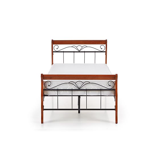 VERONICA ágy 90 cm antik cseresznye/fekete (4p=1db)