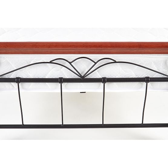 VERONICA ágy 90 cm antik cseresznye/fekete (4p=1db)