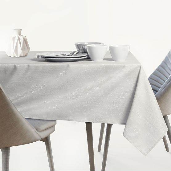 VESTA asztalterítő krémszínű dombornyomott modern minta 30x140 ameliahome