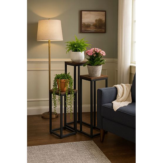 Virágállvány 3 polccal loft ModernHome