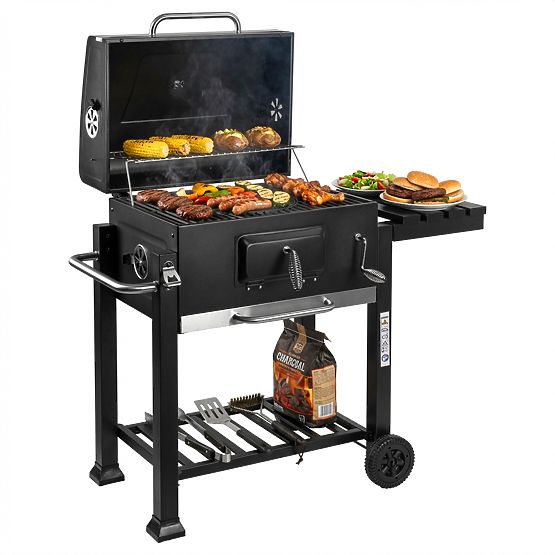 VULCAN kerti szén grill öntöttvas ráccsal