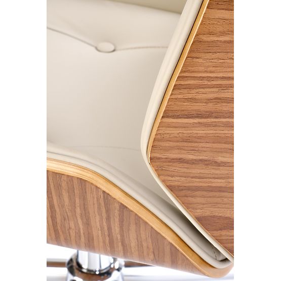 WEBSTER irodai szék dió/bézs