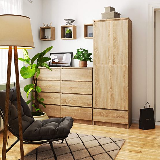 ZÁRT POLC R60 2D 1SZ CLP PK SONOMA TÖLGY