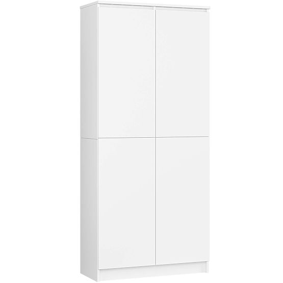 ZÁRT POLC R80 2D 8P CLP FEHÉR