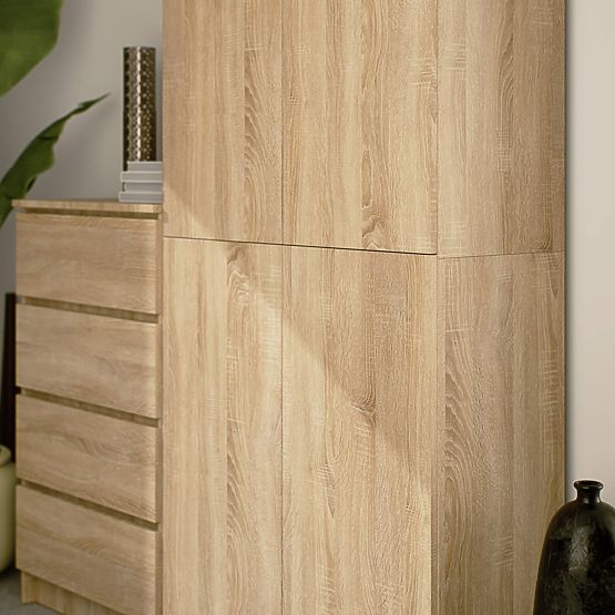 ZÁRT POLC R80 2D 8P CLP SONOMA TÖLGY