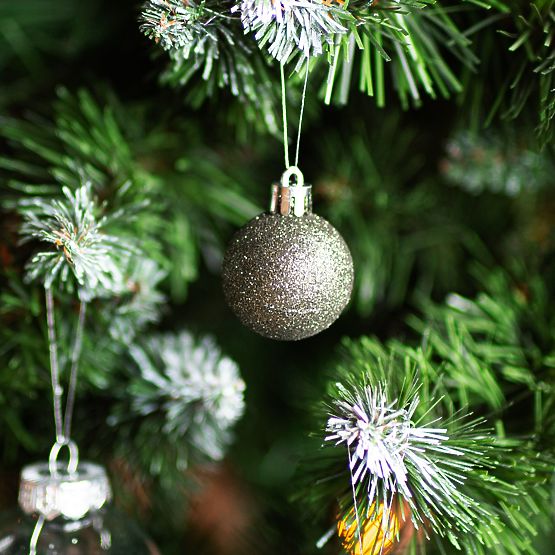 ZÖLD KARÁCSONYI GÖMBÖK 34 DB SYSD1688-027