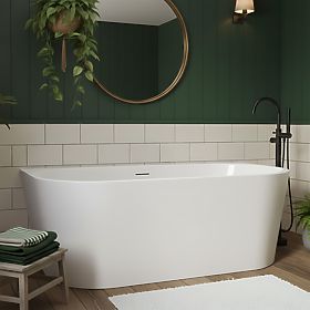 Akril falra szerelhető OLIMPIA kád 150 cm, Rea