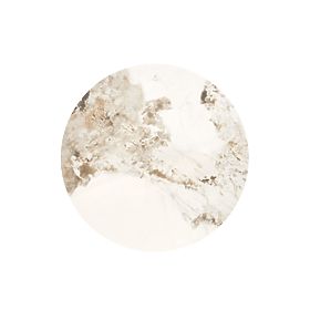 ALESSIA dohányzóasztal, bézs márvány / fekete (2p=1ks)