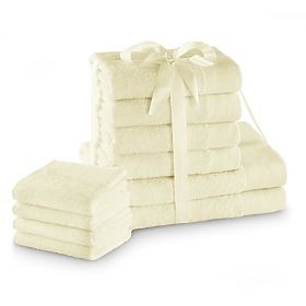 AMARI Törölköző - AMELIAHOME krémszínű klasszikus stílus 2*70x140+4*50x100+4*30x50 AmeliaHome, Amadeus