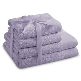 AMARI törölköző - AMELIAHOME lila szín klasszikus stílus 2*70x140+2*50x100 AmeliaHome