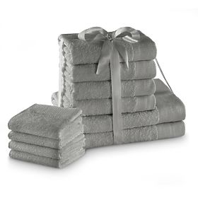 AMARI törölköző - AMELIAHOME szürke klasszikus stílus 2*70x140+4*50x100+4*30x50 AmeliaHome