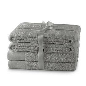 AMARI törölköző - AMELIAHOME szürke szín klasszikus stílus 2*70x140+4*50x100 AmeliaHome