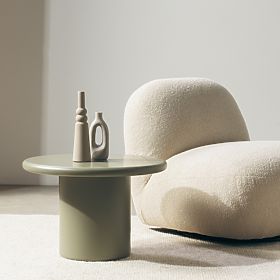 Arce dohányzóasztal 60 cm, olíva, matt