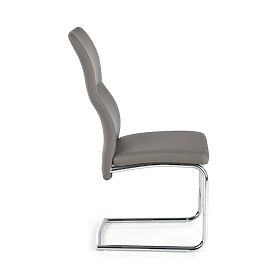 ARCO Krómozott fém szék / öko bőr hamuszín (1p=2db)