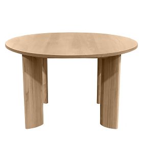 Bali étkezőasztal 120 cm, kerek, krémfehér