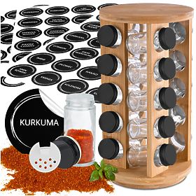 Bambusz forgatható fűszertartó ROTOR