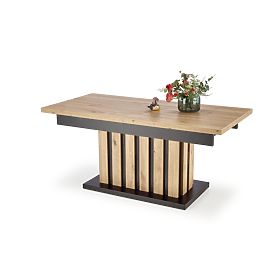 BARETTI konferencia asztal artisan tölgy/fekete