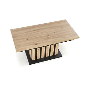 BARETTI konferencia asztal artisan tölgy/fekete