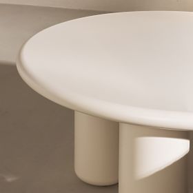 Blair dohányzóasztal 60 cm, krém, matt