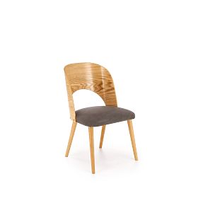 CADIZ szék természetes tölgy / szürke (1p=2db)