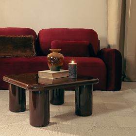 Cherry dohányzóasztal 70 cm, csokoládé színű, fényes, lectus