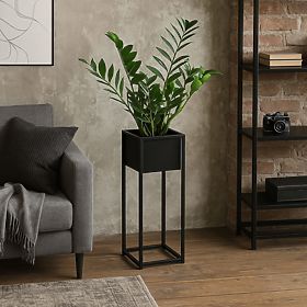 Concove 60 cm fekete loft virágcserép