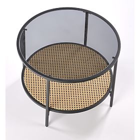 DAKOTA dohányzóasztal füstös / természetes (1p=1db)