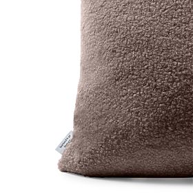 Dekoratív párnahuzat Calm 30x50 cm, boucle, barna