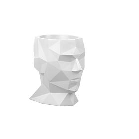 Design virágcserép ADONIS Fehér, MONUMO