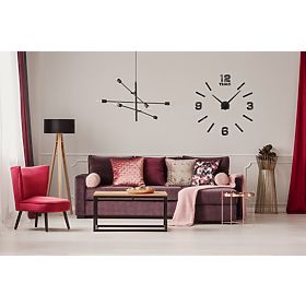 Diy BAST 3D fekete falióra