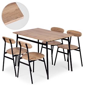 Étkező- és konyhabútor szett asztal + 4 szék OSLO ModernHome, MODERNHOME