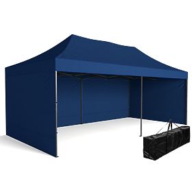 Expressz kereskedelmi pavilon - 3x6 m - kék