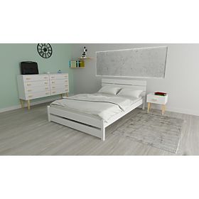 Max fa ágy 200 x 90 cm - fehér