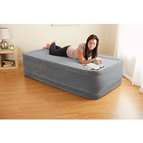 Felfújható matrac 191x99 cm pumpával egyszemélyes INTEX DELUXE 64412ND
