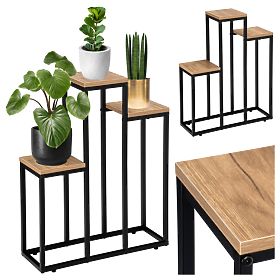 Fém virágállvány loft AGRAS CRAFT virágokhoz
