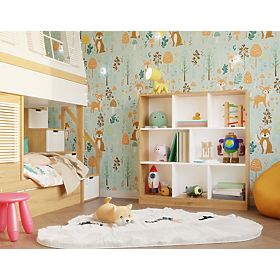 Fiesta 8P Álló Polc ARTISAN TÖLGY / FEHÉR