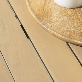 Fioli kerti asztal, kerek, 100 cm, akácfa FSC, fehér