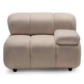 Fluf Big jobb oldali modul világos bézs, bársony