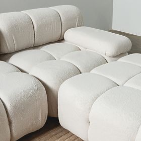 Fluf Big jobboldali modul világos bézs, boucle