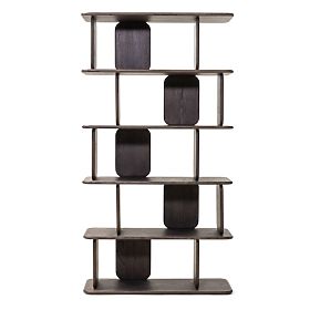 Fonticelle lekerekített polc, tömör tölgyfa, furnér, eszpresszó