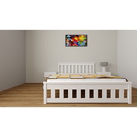 Franciaágy Ada 200 x 140 cm - fehér