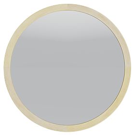 Függő tükör fa keretben Sesto 60 cm, kerek, természetes