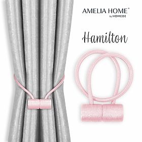 Függöny kiegészítők - HAMILTON púderrózsaszín ameliahome