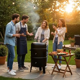 FUMARO kerti füstölő grillsütő