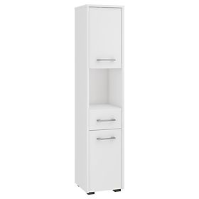 FÜRDŐSZOBAI POLC FIN OSZLOP 30 2D 1SZ 1W 140cm PK FEHÉR