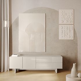 Glim TV szekrény, kasmír, fényes