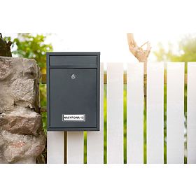 Gustav antracit levélszekrény