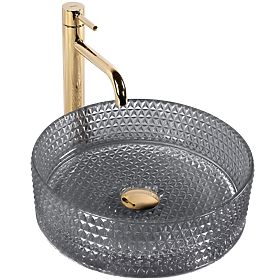 Időtlen Rea Cristal 35 Fekete mosdókagyló