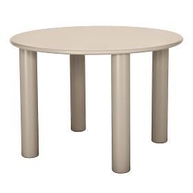 Joki étkezőasztal 110 cm, kerek, sötét bézs