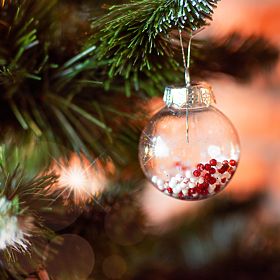 Karácsonyi díszek készlet Pink/White 115 db